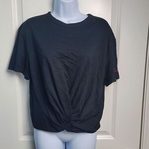 NWT- DKNY Short Sleeve Knot Shirt
